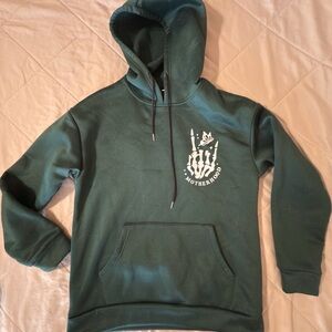 Trendy Motherhood Emerald Green Hoodie